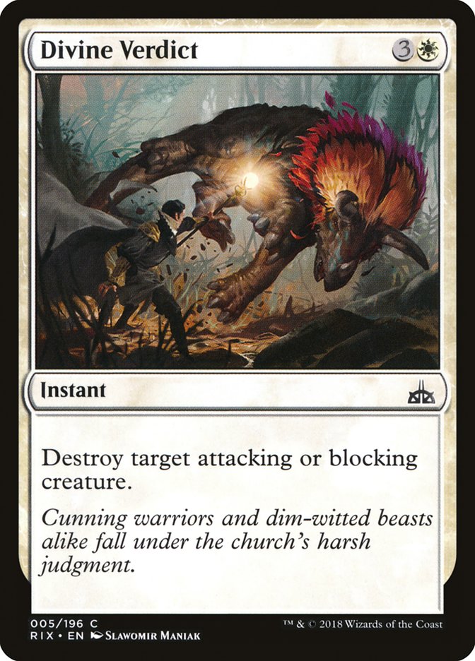 Divine Verdict [Rivals of Ixalan] | Dragon's Lair Comics and Fantasy Houston TX