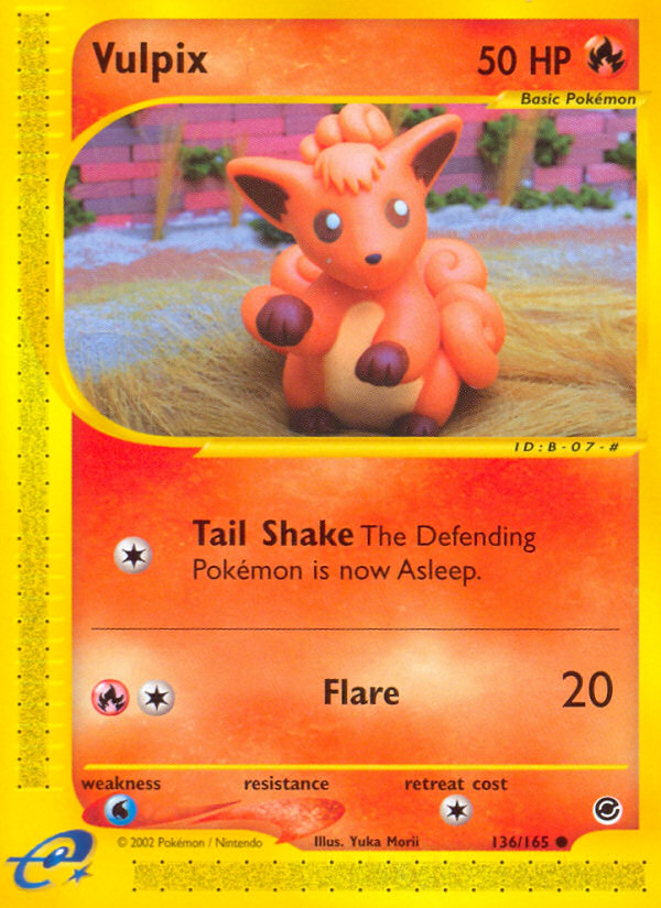 Vulpix (136/165) [Expedition: Base Set] | Dragon's Lair Comics and Fantasy Houston TX