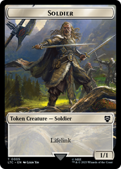 Soldier // Food Token [The Lord of the Rings: Tales of Middle-Earth Commander Tokens] | Dragon's Lair Comics and Fantasy Houston TX