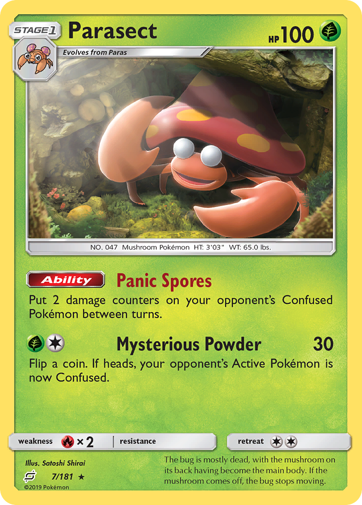 Parasect (7/181) [Sun & Moon: Team Up] | Dragon's Lair Comics and Fantasy Houston TX