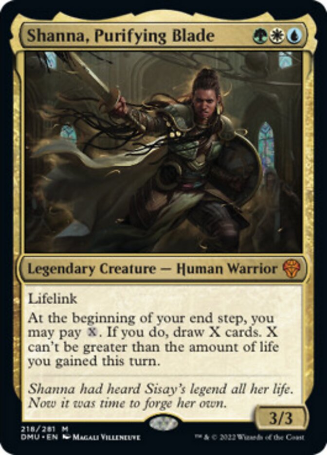 Shanna, Purifying Blade [Dominaria United] | Dragon's Lair Comics and Fantasy Houston TX