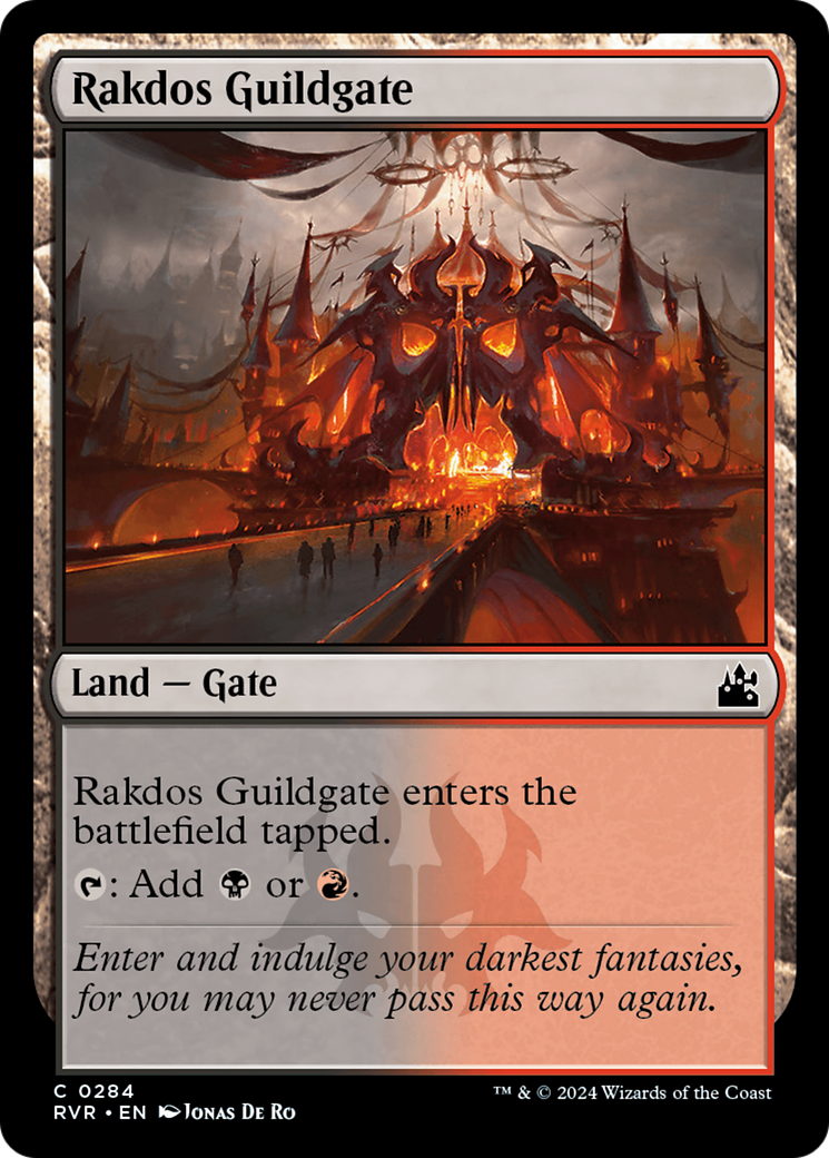 Rakdos Guildgate [Ravnica Remastered] | Dragon's Lair Comics and Fantasy Houston TX
