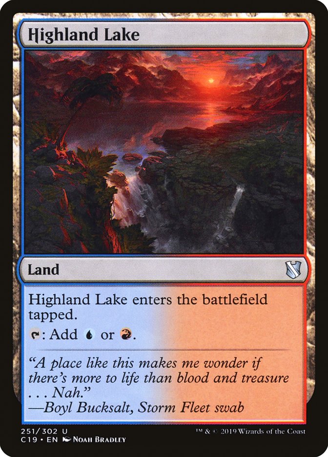 Highland Lake [Commander 2019] | Dragon's Lair Comics and Fantasy Houston TX
