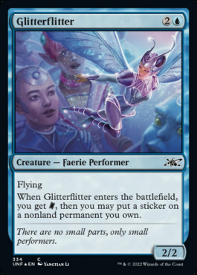 Glitterflitter (Galaxy Foil) [Unfinity] | Dragon's Lair Comics and Fantasy Houston TX
