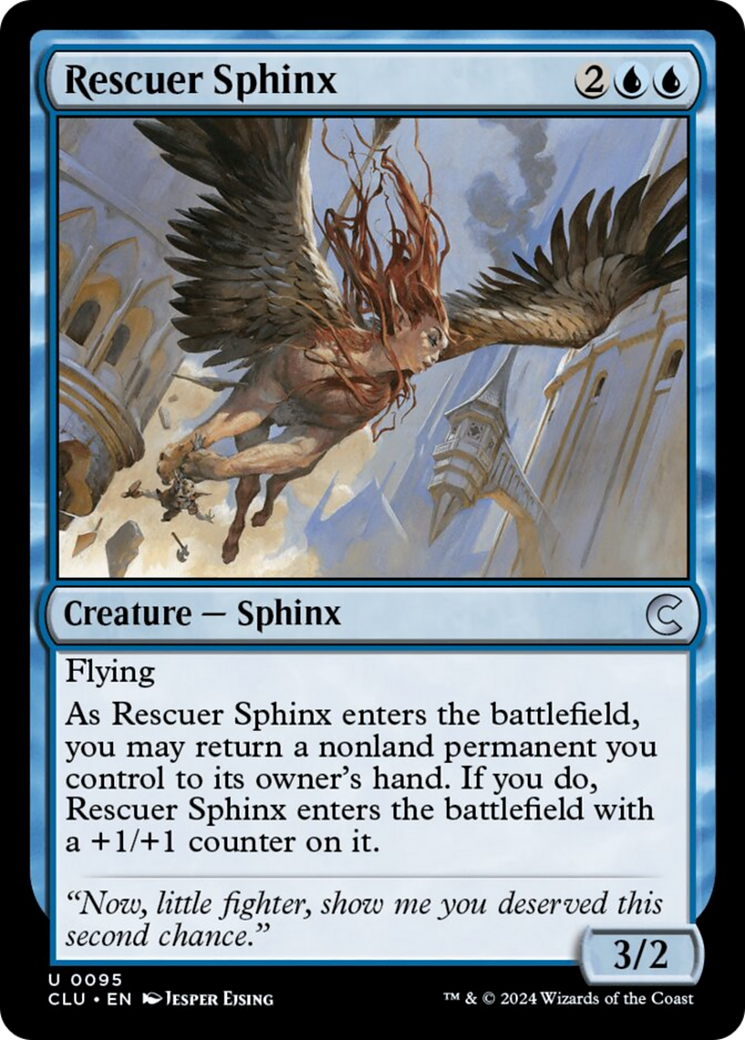 Rescuer Sphinx [Ravnica: Clue Edition] | Dragon's Lair Comics and Fantasy Houston TX