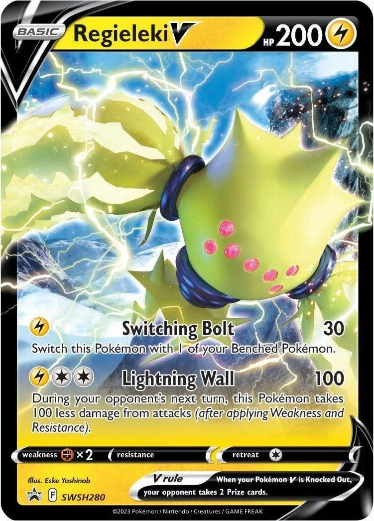 Regieleki V (SWSH280) [Sword & Shield: Black Star Promos] | Odin's Place
