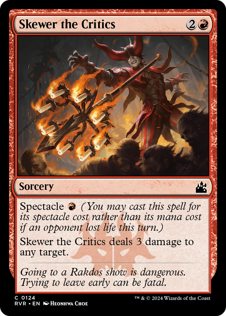 Skewer the Critics [Ravnica Remastered] | Dragon's Lair Comics and Fantasy Houston TX