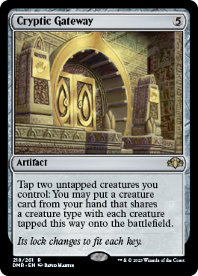Cryptic Gateway [Dominaria Remastered] | Dragon's Lair Comics and Fantasy Houston TX