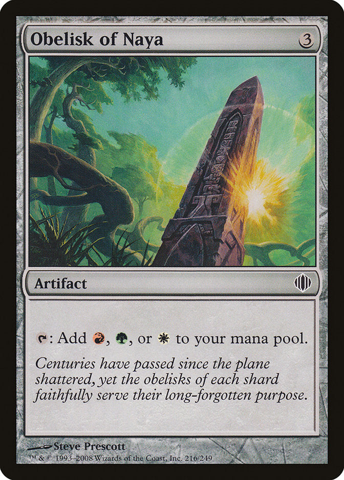 Obelisk of Naya [Shards of Alara] | Dragon's Lair Comics and Fantasy Houston TX