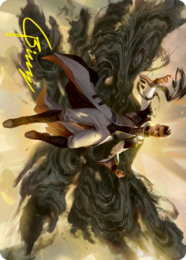 Arrogant Poet Art Card (Gold-Stamped Signature) [Strixhaven: School of Mages Art Series] | Dragon's Lair Comics and Fantasy Houston TX