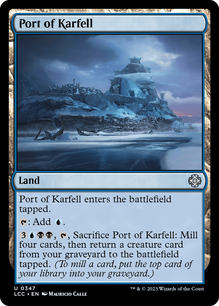 Port of Karfell [The Lost Caverns of Ixalan Commander] | Dragon's Lair Comics and Fantasy Houston TX