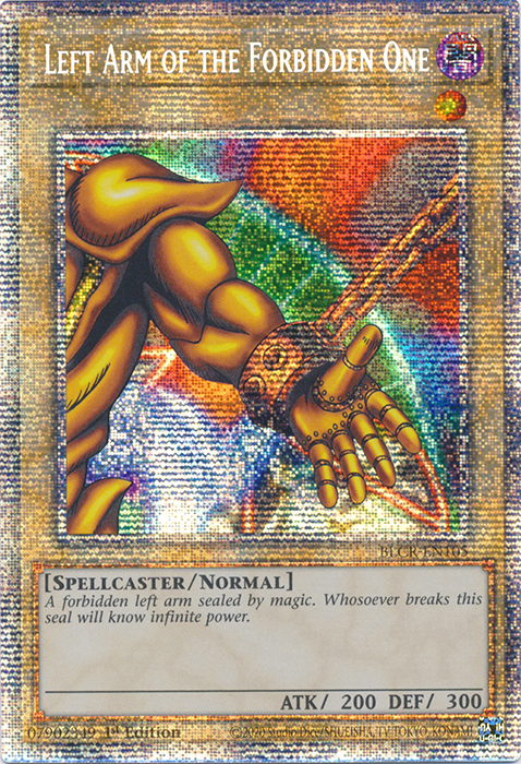 Left Arm of the Forbidden One [BLCR-EN105] Starlight Rare | Dragon's Lair Comics and Fantasy Houston TX