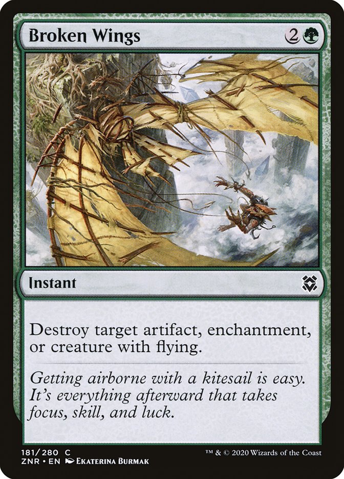 Broken Wings [Zendikar Rising] | Dragon's Lair Comics and Fantasy Houston TX