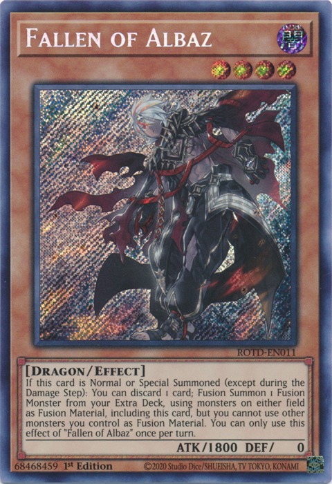 Fallen of Albaz [ROTD-EN011] Secret Rare | Dragon's Lair Comics and Fantasy Houston TX