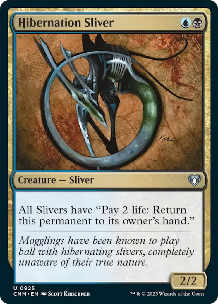 Hibernation Sliver [Commander Masters] | Dragon's Lair Comics and Fantasy Houston TX