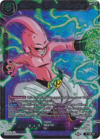 Majin Buu, Diabolic Punisher (P-196) [Promotion Cards] | Dragon's Lair Comics and Fantasy Houston TX