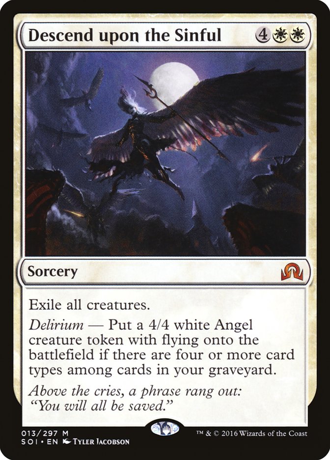 Descend upon the Sinful [Shadows over Innistrad] | Dragon's Lair Comics and Fantasy Houston TX