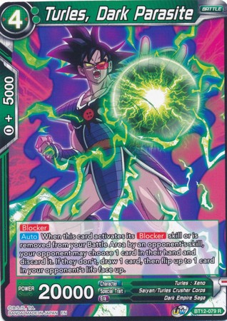Turles, Dark Parasite (BT12-079) [Vicious Rejuvenation] | Dragon's Lair Comics and Fantasy Houston TX