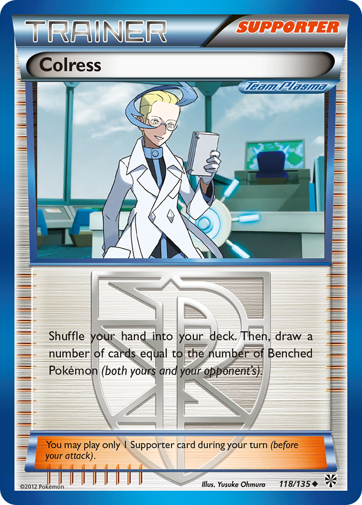 Colress (118/135) [Black & White: Plasma Storm] | Dragon's Lair Comics and Fantasy Houston TX