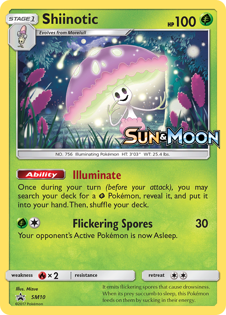 Shiinotic (SM10) [Sun & Moon: Black Star Promos] | Dragon's Lair Comics and Fantasy Houston TX