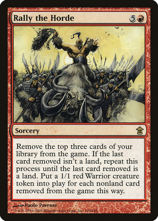 Rally the Horde [Saviors of Kamigawa] | Dragon's Lair Comics and Fantasy Houston TX