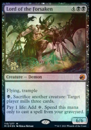 Lord of the Forsaken [Innistrad: Midnight Hunt Prerelease Promos] | Dragon's Lair Comics and Fantasy Houston TX