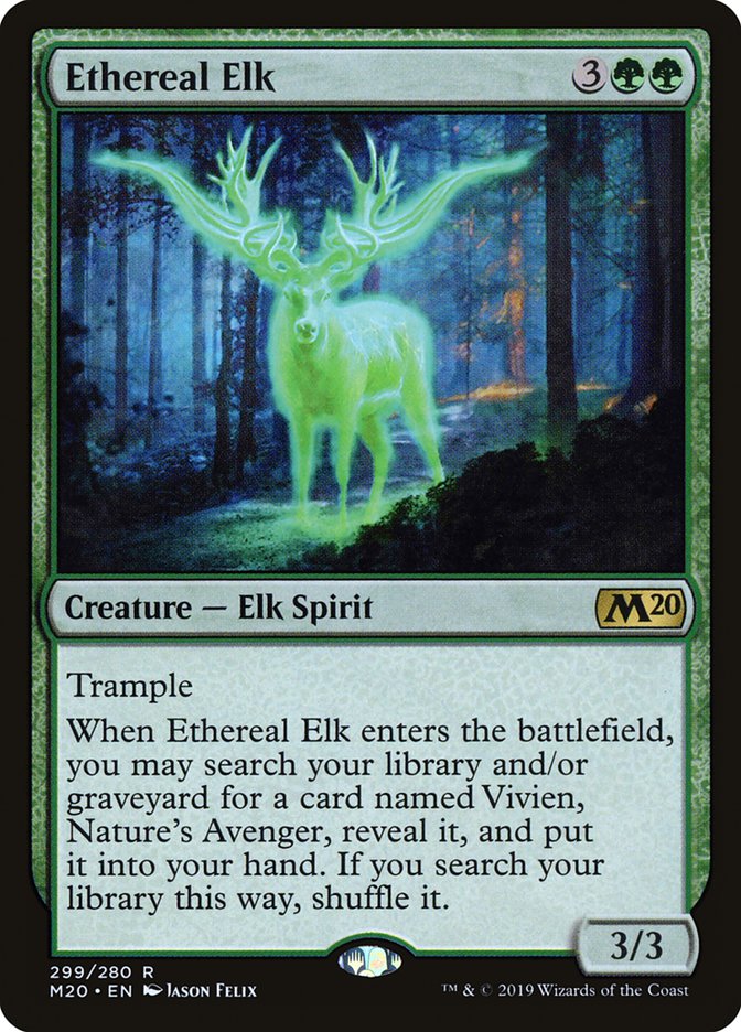 Ethereal Elk [Core Set 2020] | Dragon's Lair Comics and Fantasy Houston TX