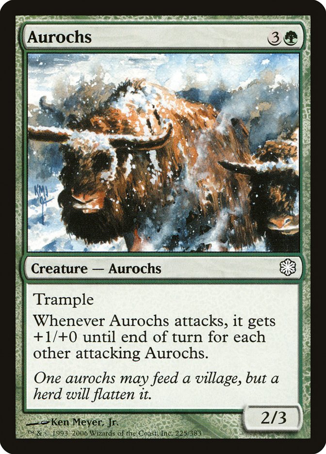 Aurochs [Coldsnap Theme Decks] | Dragon's Lair Comics and Fantasy Houston TX