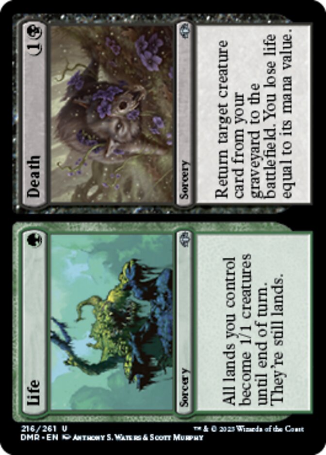 Life // Death [Dominaria Remastered] | Dragon's Lair Comics and Fantasy Houston TX