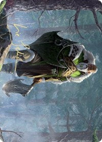 Fynn, the Fangbearer Art Card (Gold-Stamped Signature) [Kaldheim Art Series] | Dragon's Lair Comics and Fantasy Houston TX