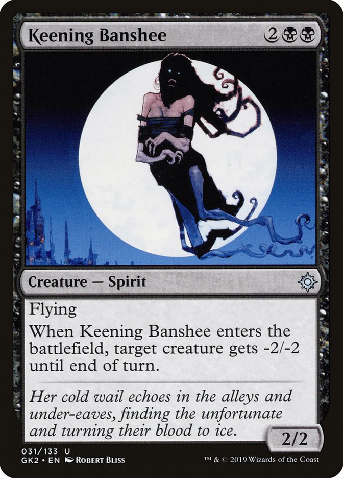 Keening Banshee [Ravnica Allegiance Guild Kit] | Dragon's Lair Comics and Fantasy Houston TX