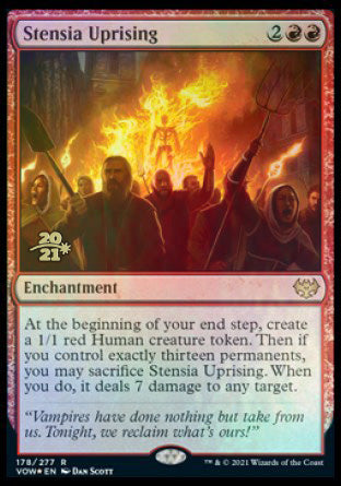 Stensia Uprising [Innistrad: Crimson Vow Prerelease Promos] | Dragon's Lair Comics and Fantasy Houston TX