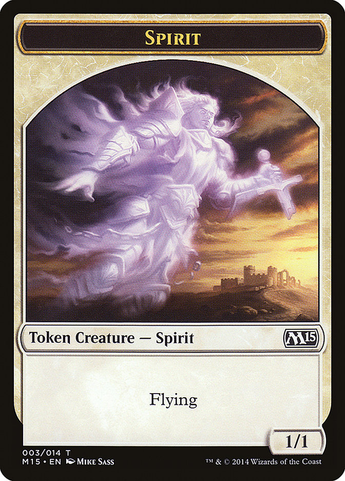Spirit Token [Magic 2015 Tokens] | Dragon's Lair Comics and Fantasy Houston TX