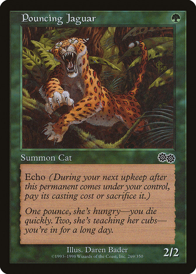 Pouncing Jaguar [Urza's Saga] | Dragon's Lair Comics and Fantasy Houston TX
