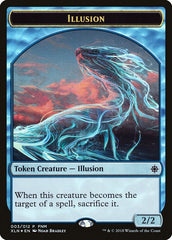 Illusion // Saproling Double-Sided Token [Friday Night Magic 2018] | Dragon's Lair Comics and Fantasy Houston TX