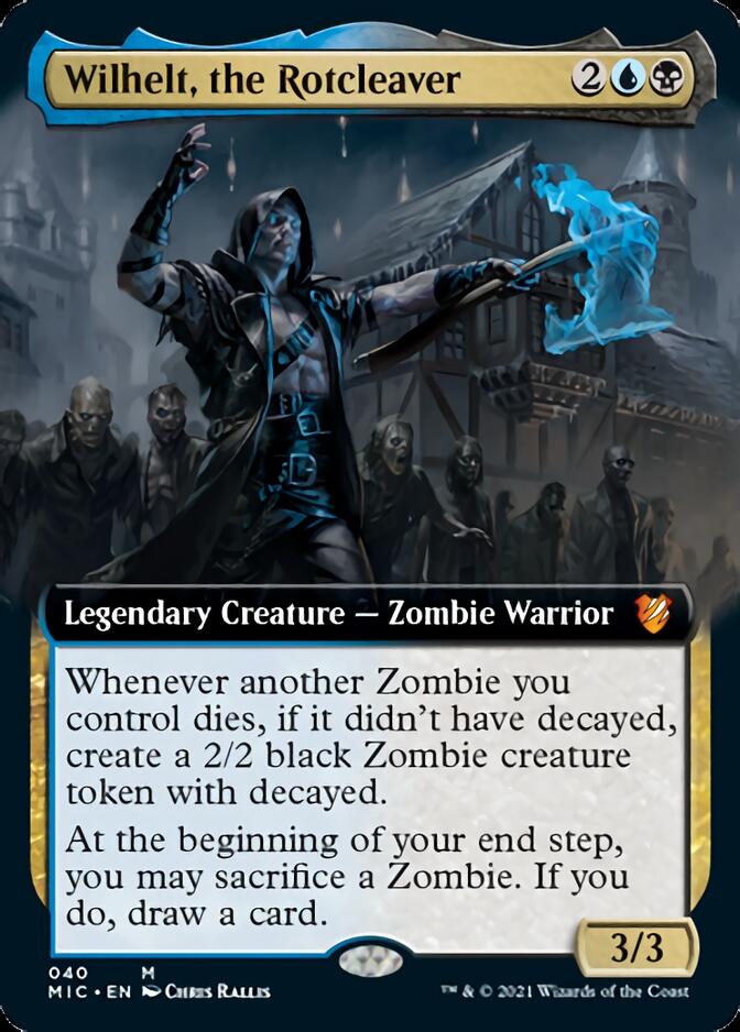 Wilhelt, the Rotcleaver (Extended Art) [Innistrad: Midnight Hunt Commander] | Dragon's Lair Comics and Fantasy Houston TX