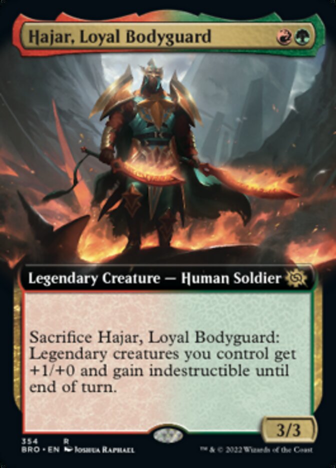 Hajar, Loyal Bodyguard (Extended Art) [The Brothers' War] | Dragon's Lair Comics and Fantasy Houston TX