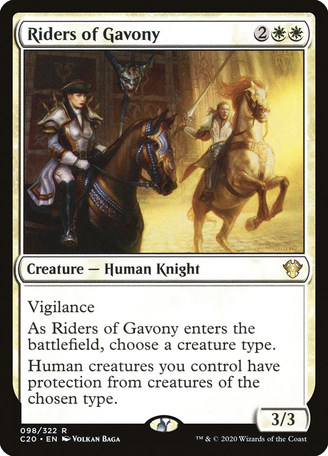 Riders of Gavony [Commander 2020] | Dragon's Lair Comics and Fantasy Houston TX