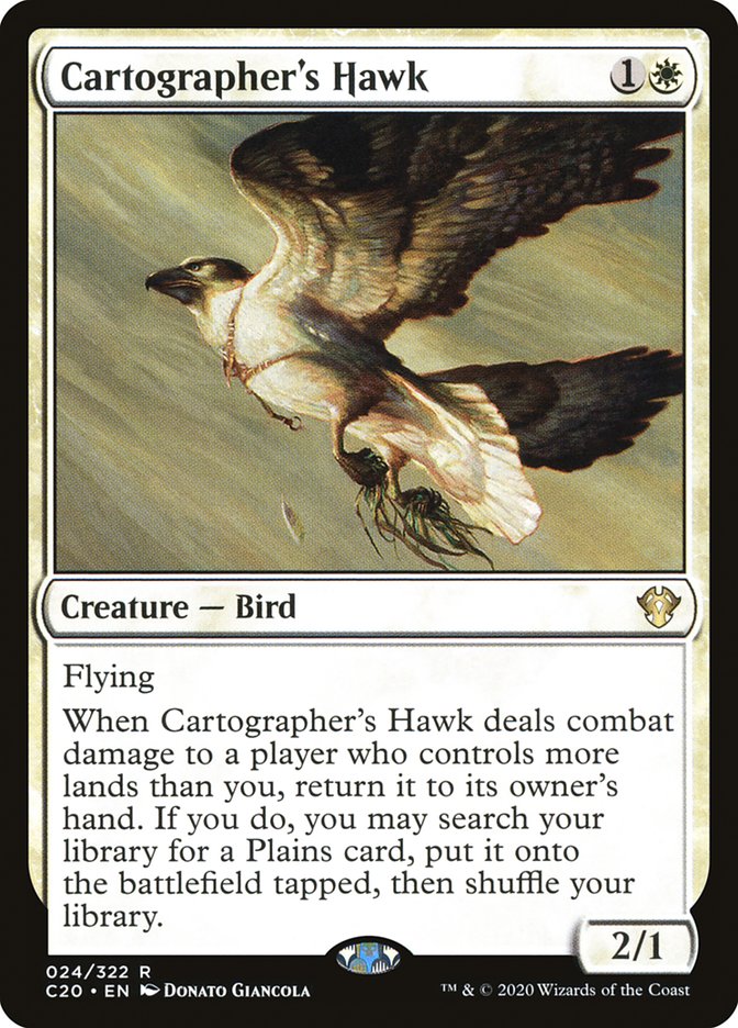 Cartographer's Hawk [Commander 2020] | Dragon's Lair Comics and Fantasy Houston TX