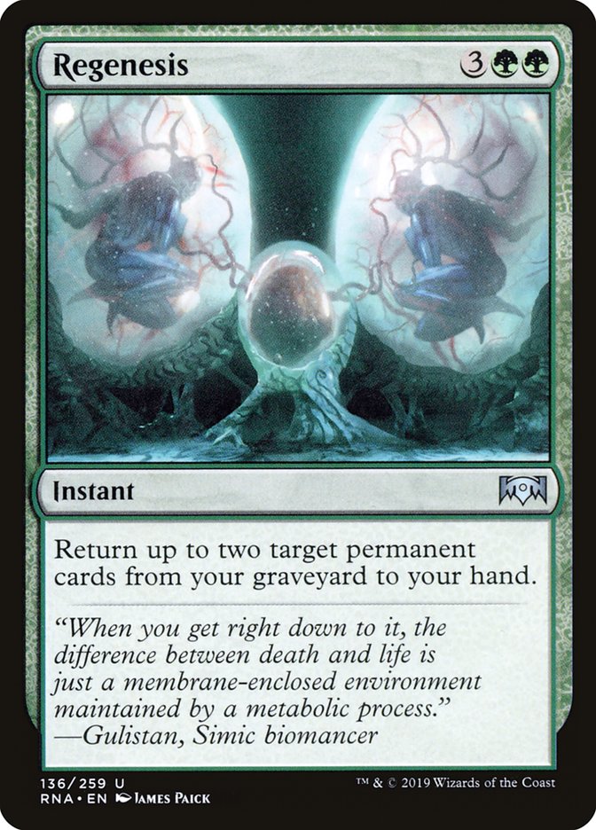 Regenesis [Ravnica Allegiance] | Dragon's Lair Comics and Fantasy Houston TX