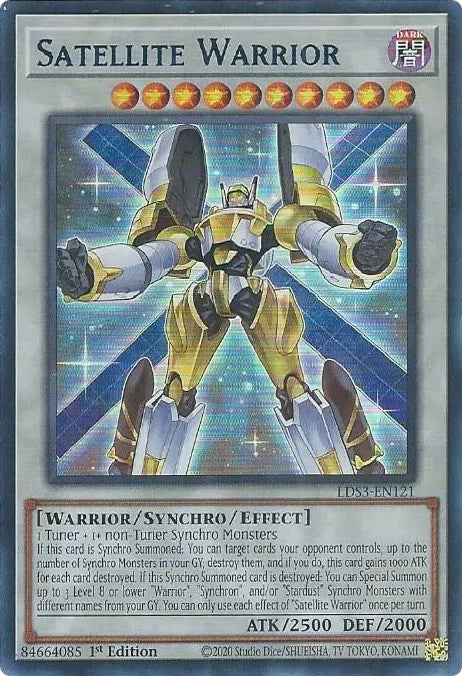 Satellite Warrior (Blue) [LDS3-EN121] Ultra Rare | Dragon's Lair Comics and Fantasy Houston TX