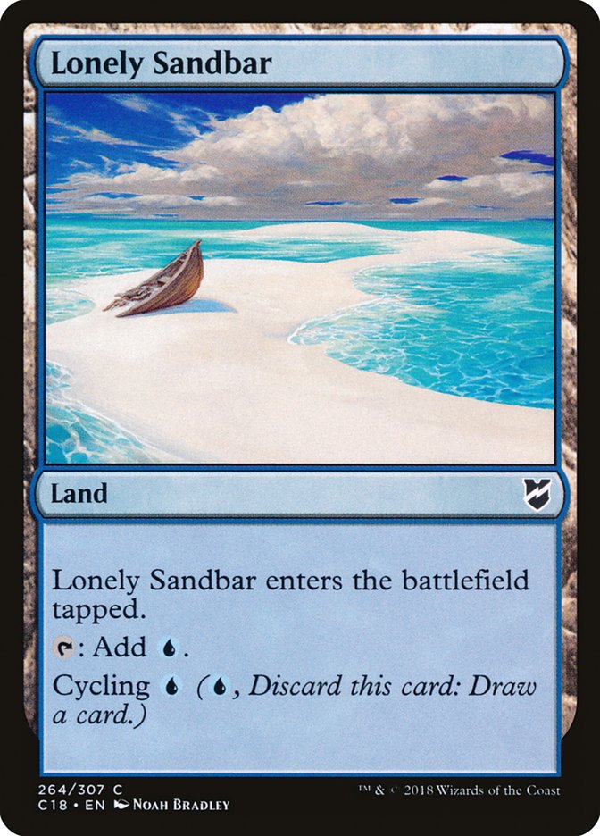 Lonely Sandbar [Commander 2018] | Dragon's Lair Comics and Fantasy Houston TX