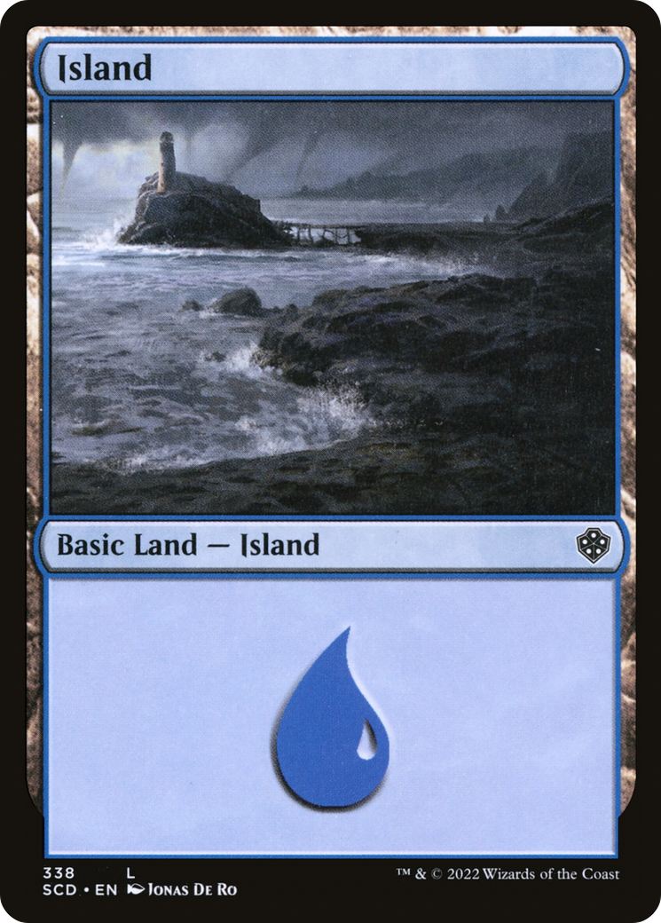 Island (338) [Starter Commander Decks] | Dragon's Lair Comics and Fantasy Houston TX