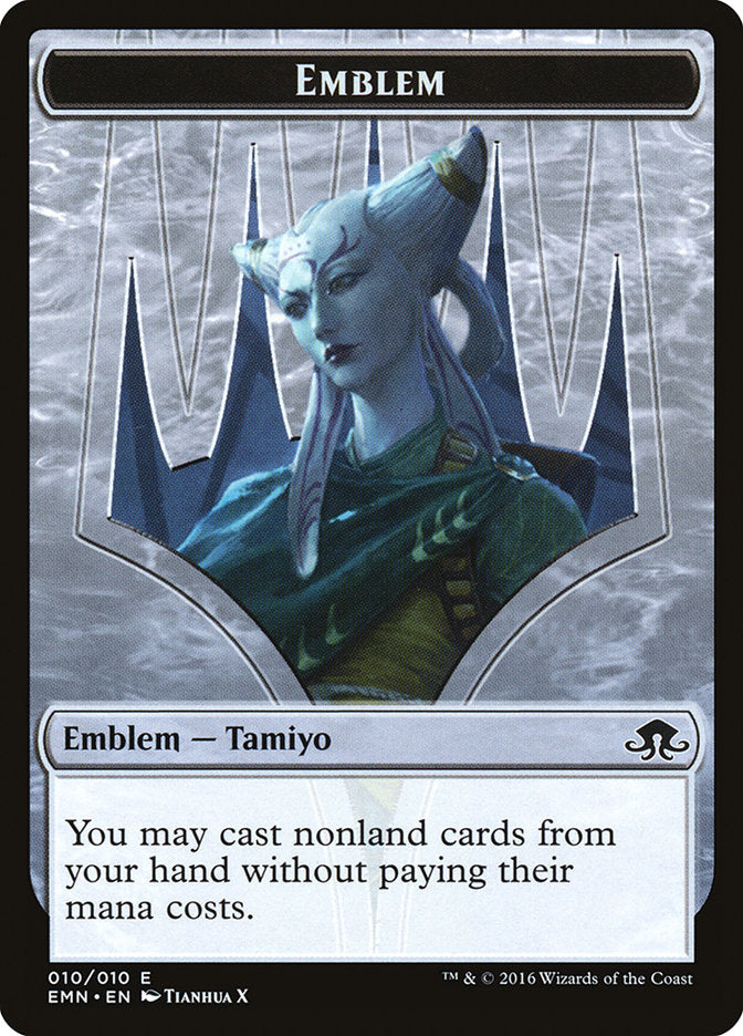 Tamiyo, Field Researcher Emblem [Eldritch Moon Tokens] | Dragon's Lair Comics and Fantasy Houston TX