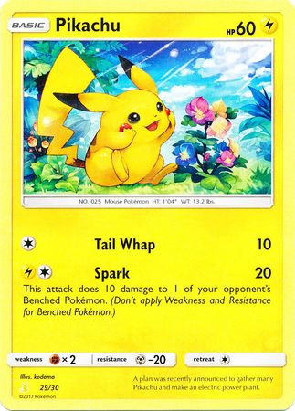 Pikachu (29/30) [Sun & Moon: Trainer Kit - Alolan Raichu] | Dragon's Lair Comics and Fantasy Houston TX