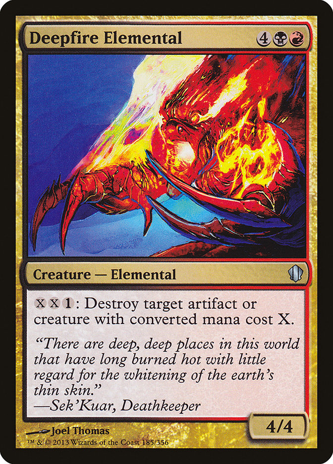 Deepfire Elemental [Commander 2013] | Dragon's Lair Comics and Fantasy Houston TX