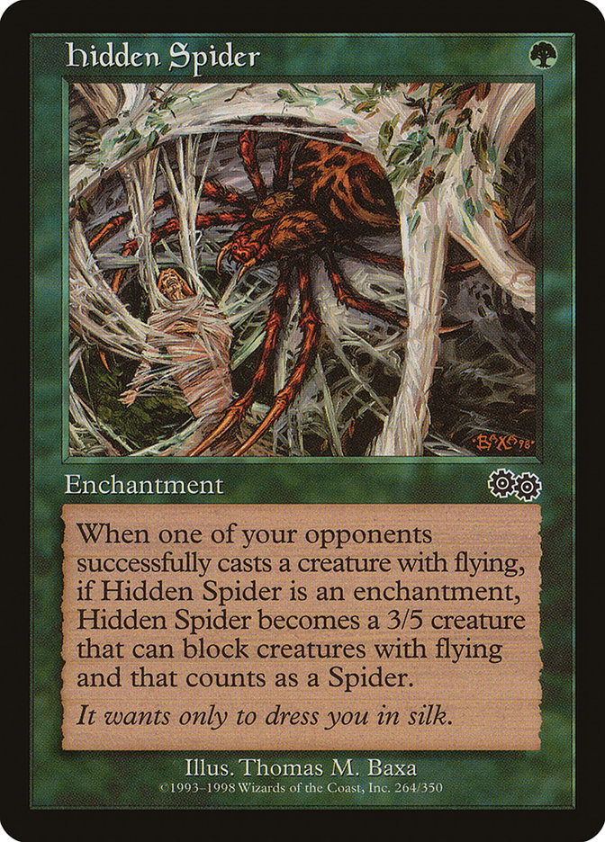 Hidden Spider [Urza's Saga] | Dragon's Lair Comics and Fantasy Houston TX