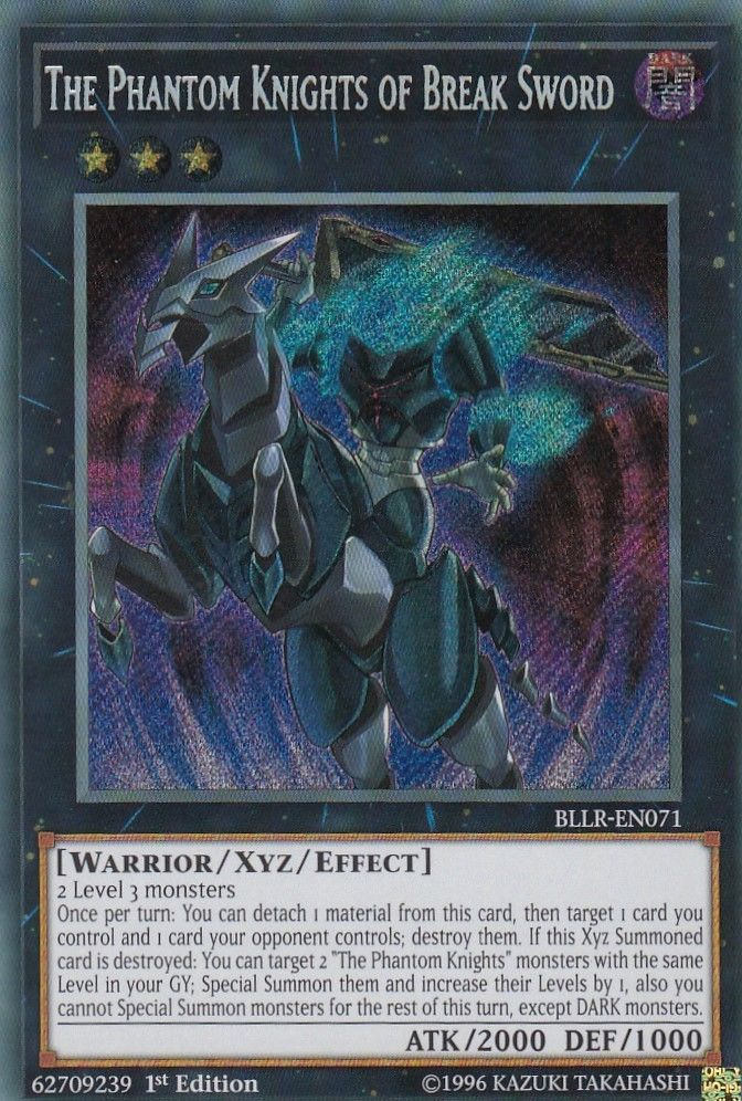 The Phantom Knights of Break Sword [BLLR-EN071] Secret Rare | Dragon's Lair Comics and Fantasy Houston TX
