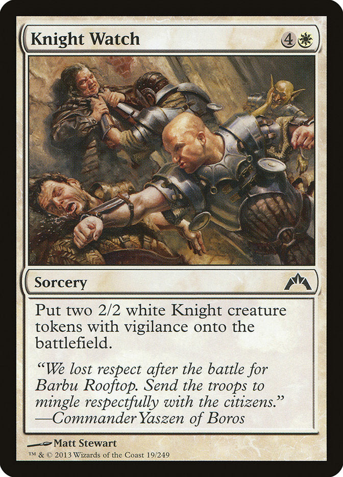 Knight Watch [Gatecrash] | Dragon's Lair Comics and Fantasy Houston TX