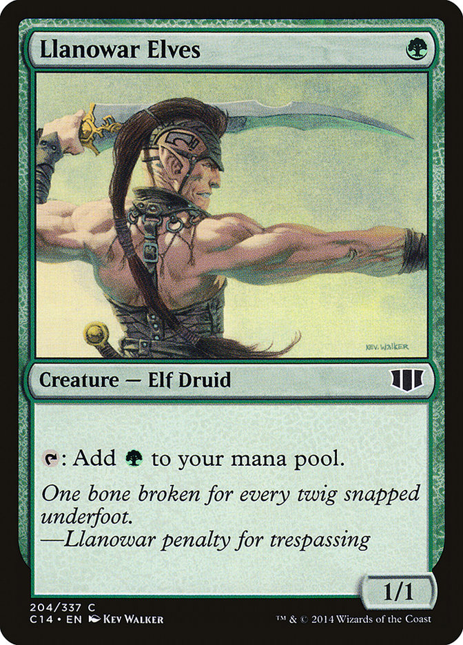 Llanowar Elves [Commander 2014] | Dragon's Lair Comics and Fantasy Houston TX